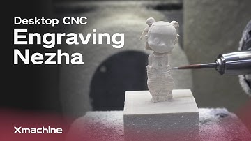 Xmachine XM-100 5-axis CNC Machining a Figurine - Xhorse 3D
