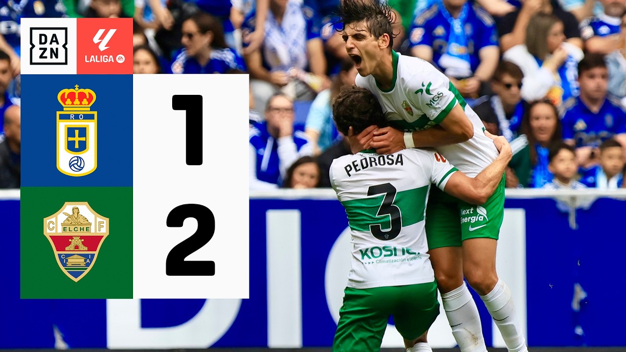 Real Oviedo vs Elche CF (1-2) | Resumen y goles | Highlights LALIGA EA ...