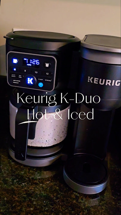 Keurig K-Duo Hot & Iced Single Serve. @keurig #coffeebreak #keurig #reviews #asmr #amazonfinds
