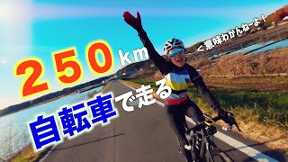 【やればできる】ロードバイクで２５０km走ってみた！【ロードバイク　ロングライド】