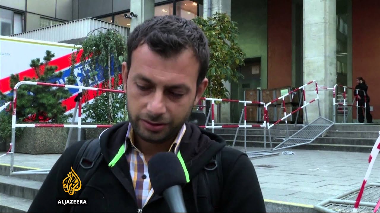 استُقبل اللاجئون الوافدون إلى ميونيخ بحشود ترحيبية.