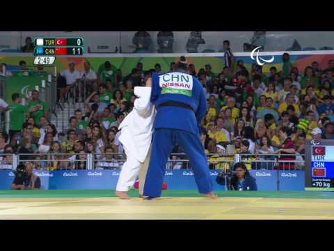 Judo | Turkey v China | Women's +70 kg Quarterfinal | Rio 2016 Paralympic Games