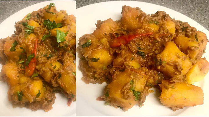 Tasty Green Bananas with Mince Beef | Matoke ya Nyama ya Kusaga