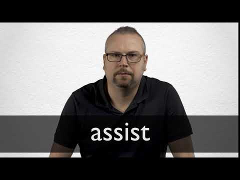 How to pronounce ASSIST in British English