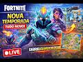 🚨 FORTNITE NOVA TEMPORADA AO VIVO – TUDO NOVO! (MAPA, SKINS E MAIS!)