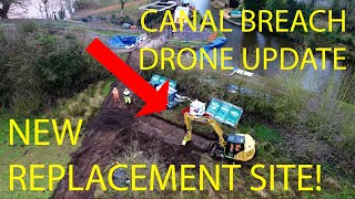 Whitchurch Canal Breach Update, Works Are Well Underway! With Commentary (3rdFeb)