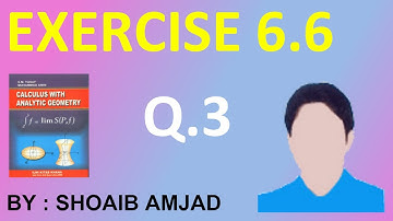 EX #6.6 - Q.3 | Find Out The Angle of intersection of Given curve