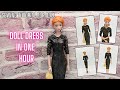 Miniature Masterpiece: A Doll Haute Couture Dress in One Evening!