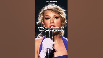 Every Name Mentioned In Each Taylor Swift Album :: #taylorswift #fypviral