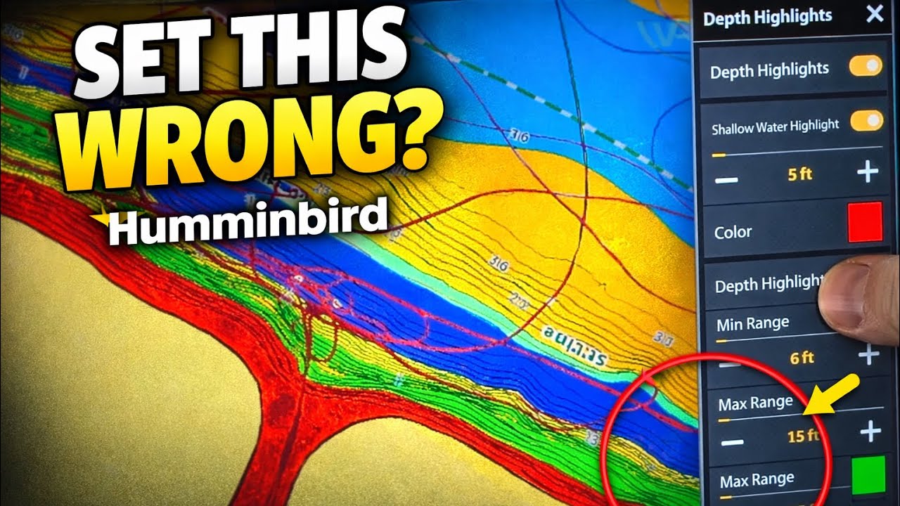 Humminbird Gradient Pattern Humminbird Depth Shading Settings (Most Anglers Set This WRONG) - YouTube