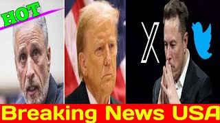 Jon Stewart Celebrates Elon Musk's Departure From Government, Says Trump Has "Broken"..