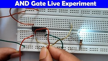 AND Gate Practical on Bread-Board || Digital Electronics Practicals