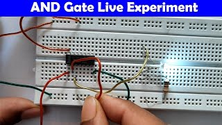 AND Gate Practical on Bread-Board || Digital Electronics Practicals