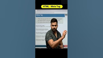 HTML - Meta Tag 02  || #incapp #rahulchauhansir #shorts #virelvideo #coding #html  #webpage