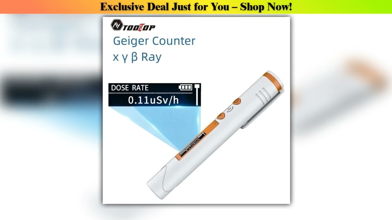 Top HFS-P3 Pocket Pen Type Nuclear Radiation Detector x y ? ray Dose Alarm Geiger Counter Dosimeter