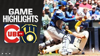 Cubs vs. Brewers Game Highlights (5\/30\/24) | MLB Highlights