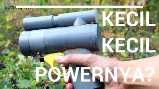 Pistol Kecil dari Paralon PVC ini Powernya...