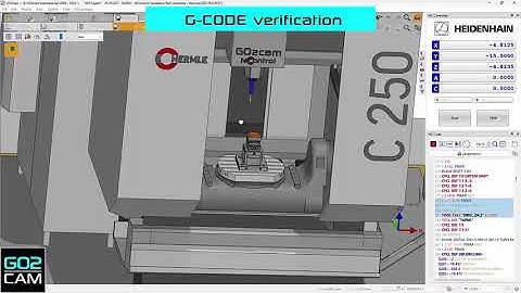 GO2cam - G CODE VERIFICATION using MachineWorks