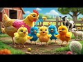 "🎶 The Happy Little Hen Song | Catchy Nursery Rhymes for Kids! 🐔✨ Sing Along and Learn!"