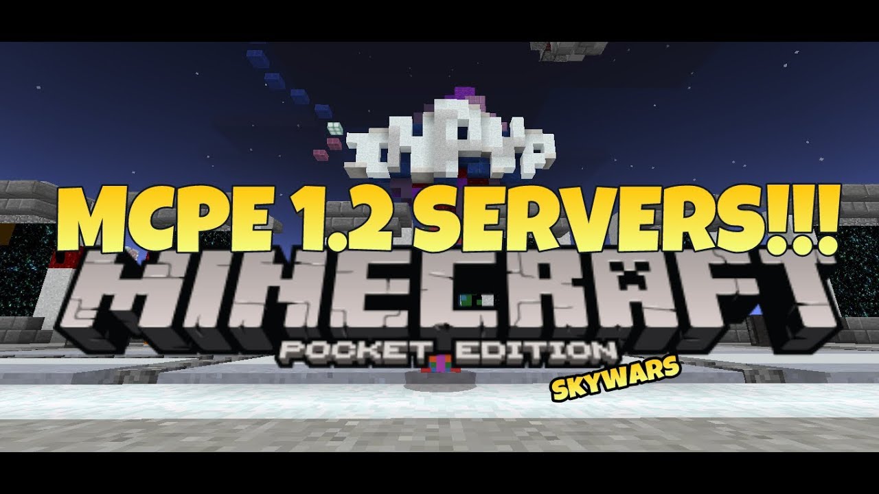 Minecraft PE - MCPE 1.2 BETA SERVERS!!! (PE,Win10,XBOX ONE)