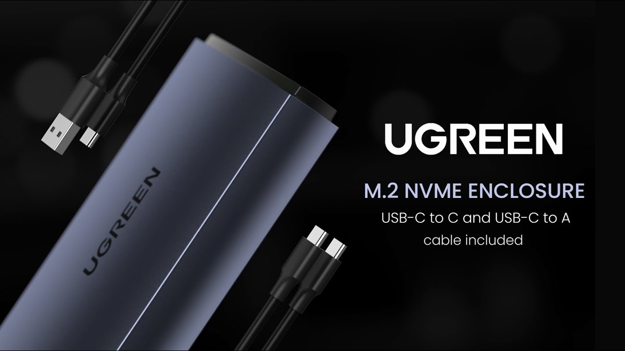 Ugreen Boitier Disque SSD Externe M.2 NVME M-key USB 3.2 Gen 2 (60354) -  EVO TRADING