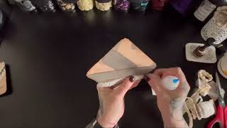 Create a double pocket and belly band insert for junk journals