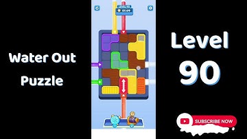 Water Out Puzzle Level 90 Walkthrough 💧 | Step-by-Step Solution | SolutionGuruji