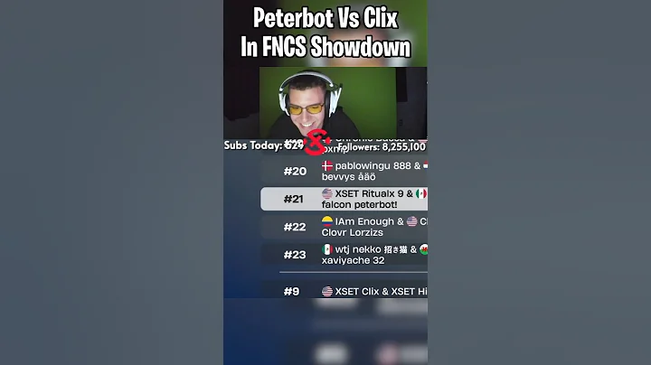 Peterbot Vs Clix In FNCS | #fortnite #peterbot #clix #fncs