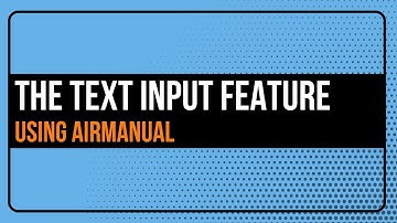 Using the text input feature
