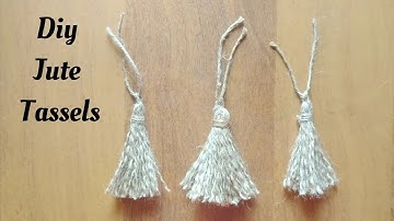 Jute tassels making/How to make tassels/Tassels making/Jute craft/Tassels craft/Tassels