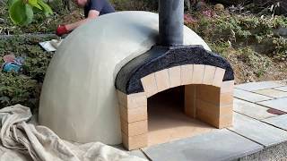 Making a Tabletop PIZZA OVEN - Full time-lapse build