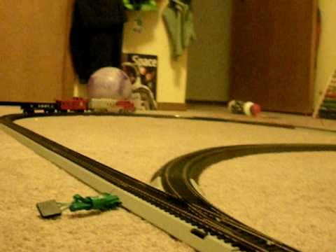santa fe flyer diesel electric train ho scale extended tracks youtube lionel santa fe flyer train set