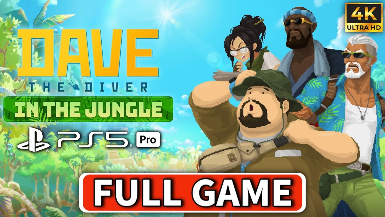 DAVE THE DIVER in The Jungle DLC - Gameplay Walkthrough FULL GAME - No Commentary 🔴 LIVE