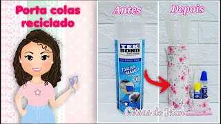 DIY: Porta colas reciclado