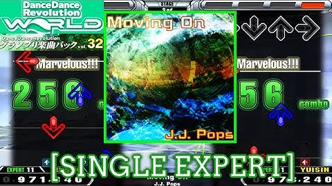 【DDR GP(WORLD)】 Moving On / J.J. Pops [SINGLE EXPERT] 譜面確認 Play