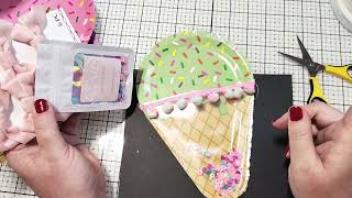 How To: Shaker Plate Pockets with Sparkle and Shake @tinas_craft_creations 