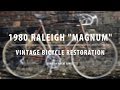 1980 Raleigh "Magnum" - Barn Find - Vintage Bicycle Restoration