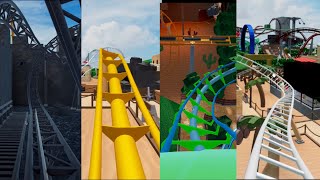 All roller coasters at Dreamland | Theme Park Tycoon 2