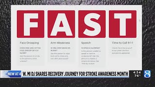 W. MI DJ shares recovery journey for Stroke Awareness Month