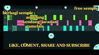 Free semple kendang/jaranan,gamelan,angklung || SEMPLE terbaruu FL STUDIO MOBILE