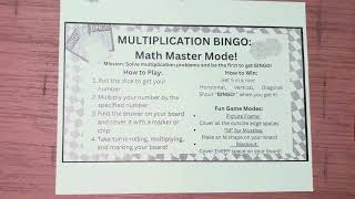 Multiplication Bingo!