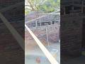 building Roof Shed Structure Fabrication Work #trending #welding