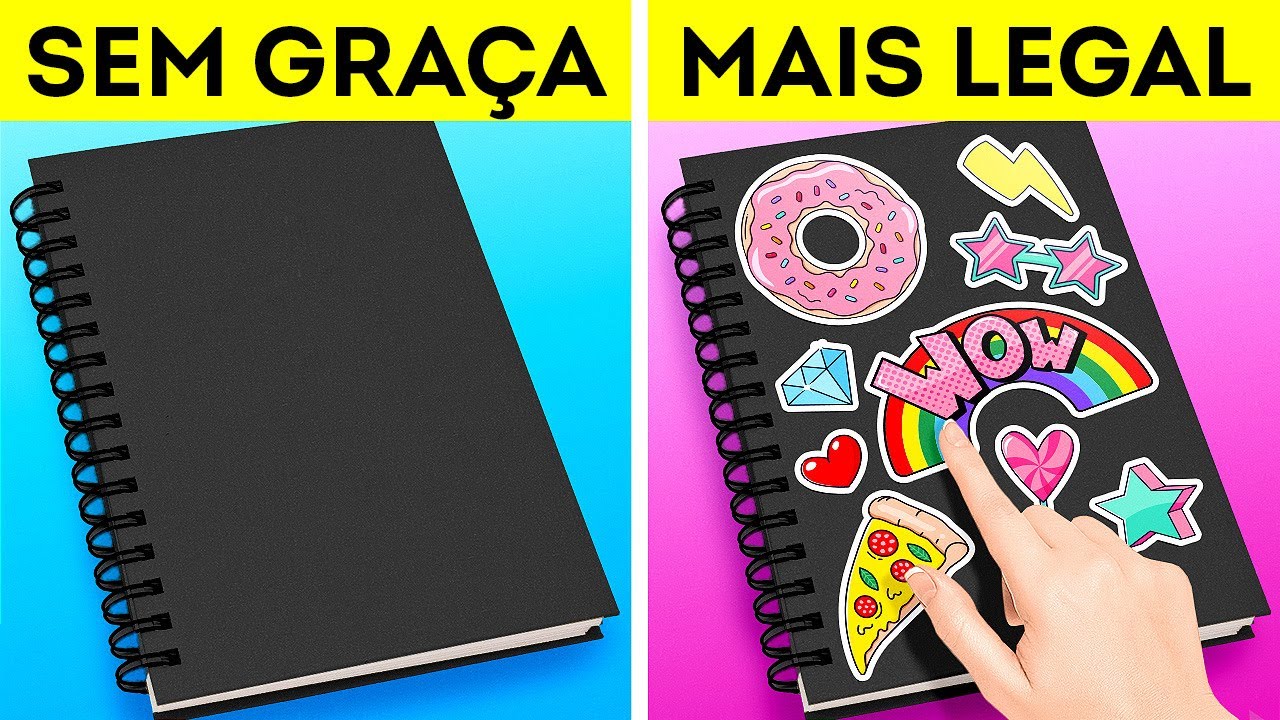 DIYS PARA A VOLTA ÀS AULAS || ARTESANATOS CRIATIVOS PARA TODOS