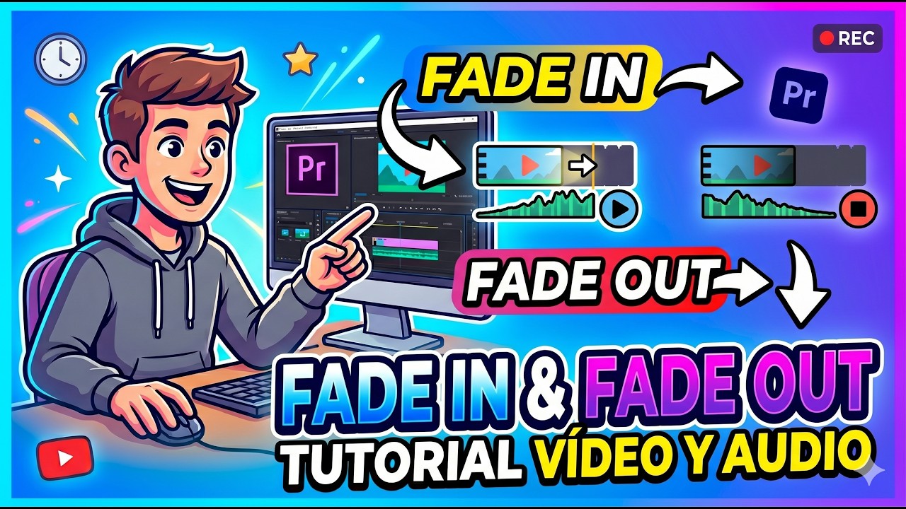 FADE IN & FADE OUT - TUTORIAL VIDEO Y AUDIO BÁSICO - YouTube
