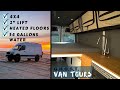 STEALTH Adventure Van Tour - Simple Design, Heated Floors, Off Grid Power