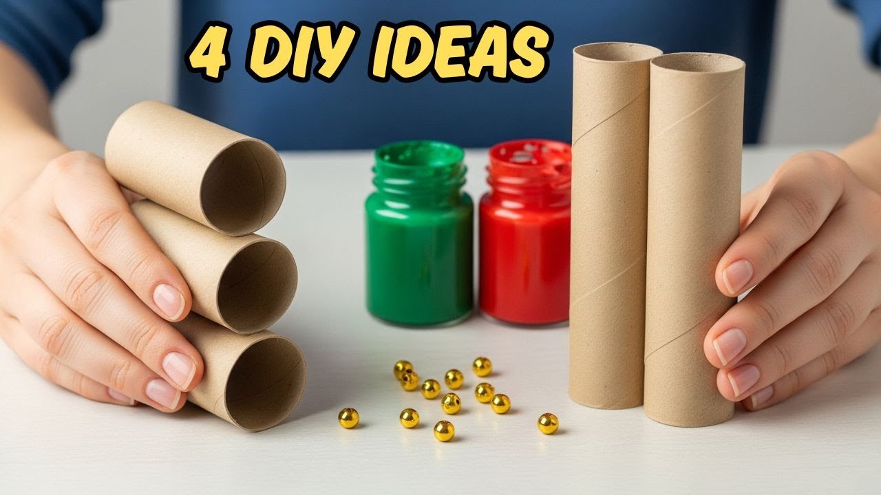 It's Genius and I Did It! 4 Amazing Paper Rolls Recycling Projects ♻️ Handmade DIY Crafts