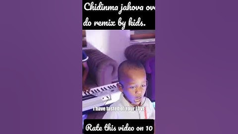 Thumbnail of Chidinma - Jehovah Overdo Remix by Kids | #SpiritualVibes | Uplifting Children's Performance"😁😐🙁