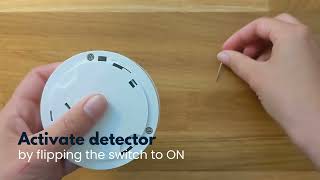 Aroha Safety Pro Mini Smoke Detector - Full installation guide - English