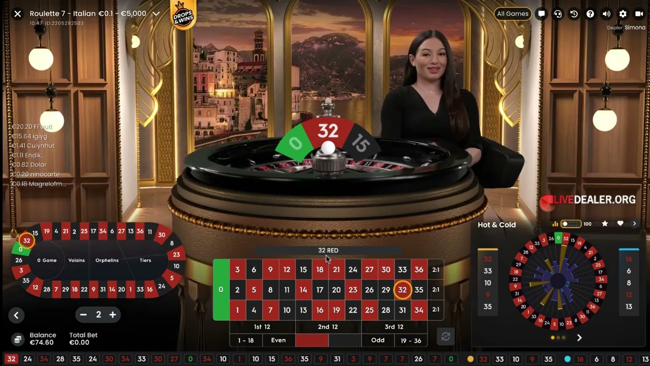 Schermata di Nine Casino