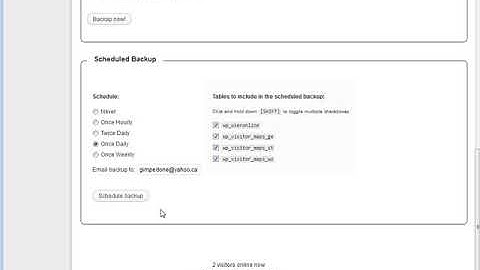 Automatically Backup Your WordPress Database FREE